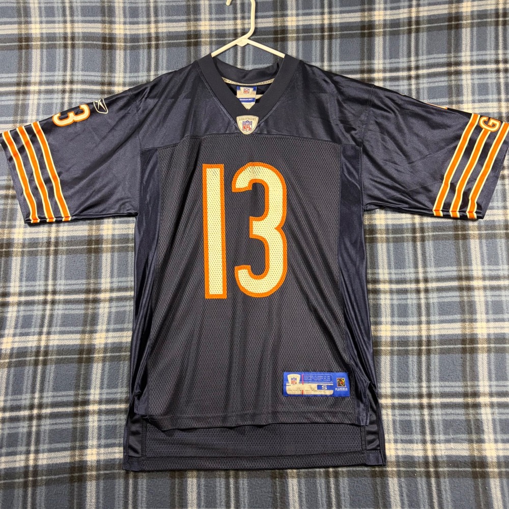 Reebok NFL Chicago Bears Johnny Knox 13 Jersey Mens Small Navy Blue 7009A 07